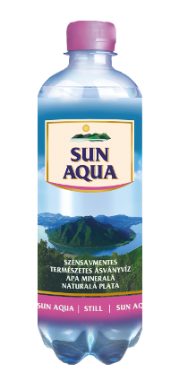 Sun Aqua természetes ásványvíz szénsavmentes 0,5L